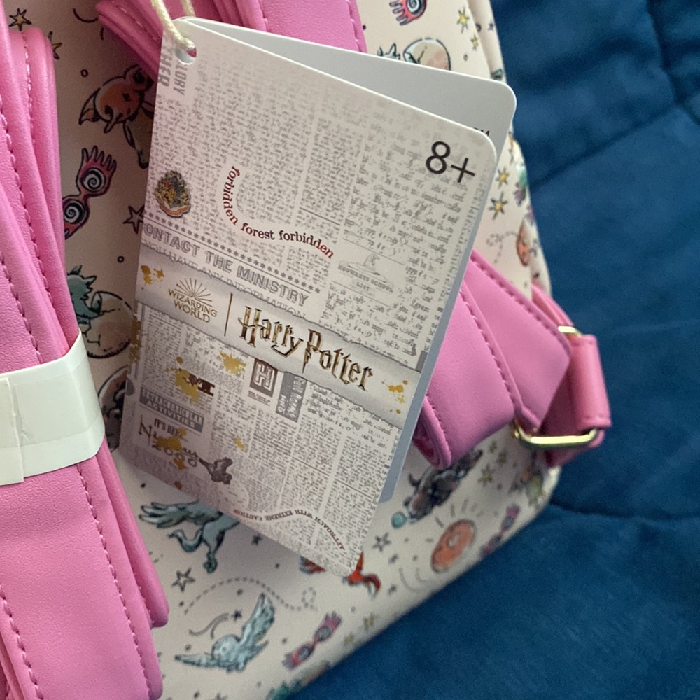 Harry Potter Loungefly Mythical Creatures Backpack - Picture 3 of 10